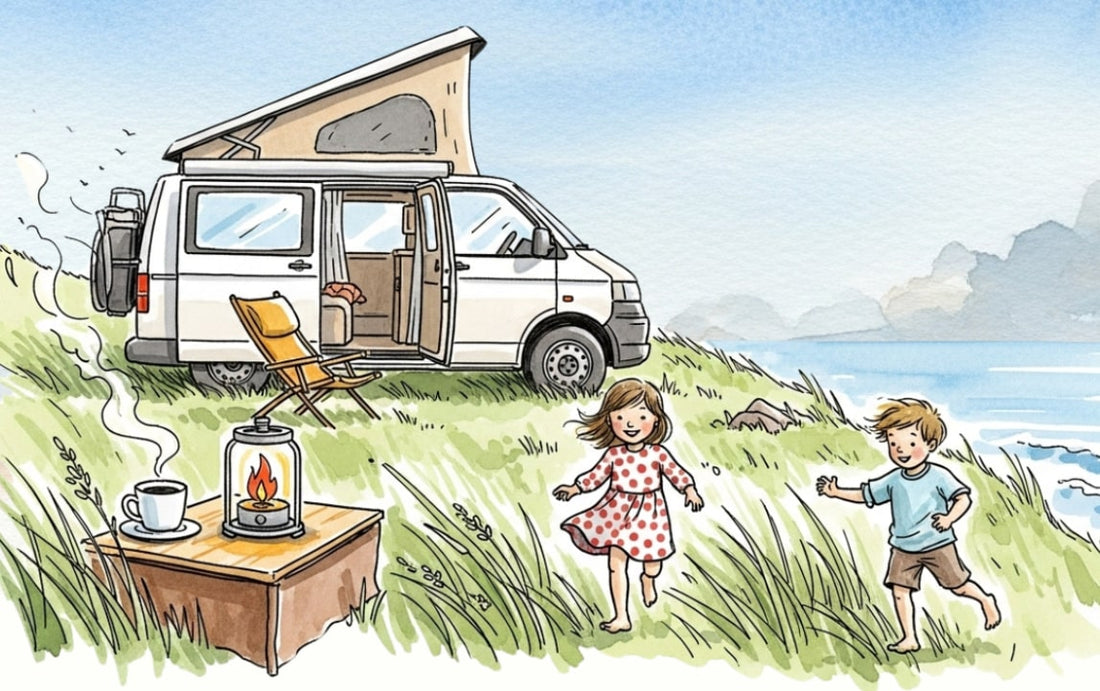 Wild Coffee on the Cliff (Camper in Gotland)